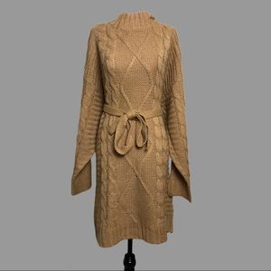 NWT Anthro cable knit sweater dress
